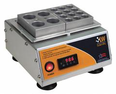 LW SCIENTIFIC Digital Dry Bath: 7 1/2 in Overall Dp, 4 in Overall Ht, 7 1/2 in Overall Wd, Digital (MPN DBL-08PL-50DP). Key specifications — Brand: LW SCIENTIFIC; Display Type: Digital; For Use With: Heat Blocks; Accuracy: +/-0.17 °C; Voltage: 12V AC.