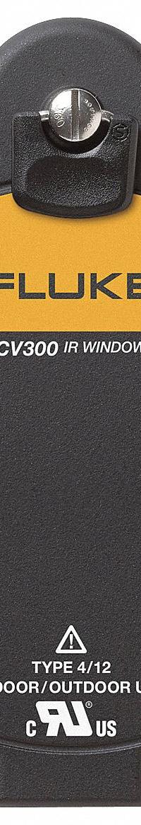 FLUKE Infrared Window: Viewing Panes, 450°F Optic Max Temp, -40°F Min Op Temp °F, Stainless Steel (MPN FLUKE-CV300). Key specifications — Brand: FLUKE.