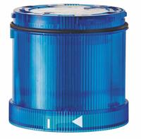 WERMA Tower Light Module: Steady, 115V AC, Blue, 70 mm Overall Dia, 2 5/8 in Overall Ht, 64918012. Key specifications — Brand: WERMA; Compatible with Series: KombiSIGN 71; Lens Color: Blue; Operating Voltage: 115V AC; Manufacturer Part Number: 64918012.