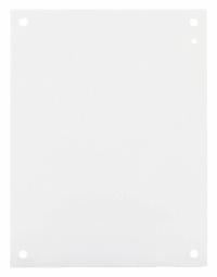 HOFFMAN Interior Panel: Back Panel Panel, 27 in Overall Ht, 21 in Overall Wd, Steel, Powder Coated (MPN A30P24). Key specifications — Panel Style: Back Panel; Brand: HOFFMAN; Finish: Powder Coated; Manufacturer Part Number: A30P24; Material: Steel.