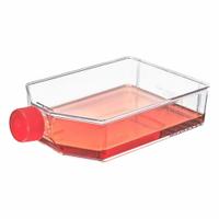 APPROVED VENDOR Plastic Flasks: Cell Culture, Polystyrene, 200 mL, 6.76 fl oz, Sterile (MPN TC-FLSK-225-P). Key specifications — Brand: APPROVED VENDOR; Graduated: Yes; Includes Closure: Yes.