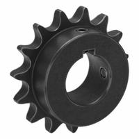 TSUBAKI Single Strand Sprocket: 60, For 3/4 in Chain Pitch, 1 1/2 in Bore Dia, 15 Teeth, Steel (MPN 60B15F-1H). Key specifications — Brand: TSUBAKI.