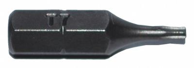 ZEPHYR Insert Bit: Insert Bit, T7 Bit Size, Imperial, Torx Head, T7 Bit Industry Size - Insert Torx Bits