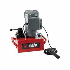 BVA HYDRAULICS Hydraulic Pump: 10,000 psi Max. Op Pressure, 397 cu in/min Max. Flow Rate, 120V AC (MPN PE40W3N02A). Key specifications — attr941810: PE40W3N02A; attr941817: 3-Way; attr941814: Advance.