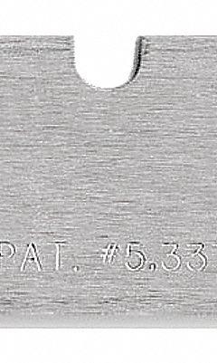 PACIFIC HANDY CUTTER, INC Safety Blade: 1 11/16 in Blade Lg, 3/4 in Blade Wd, Steel, 100 PK (MPN SP-025). Key specifications — attr307711: Steel; attr307707: No; attr324888: PACIFIC HANDY CUTTER, INC.