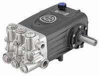 A.R. NORTH AMERICA Pressure Plunger Pump: Belt-Drive, 24 gpm Max. Flow Rate, Nickel Plated Brass (MPN RTX100). Key specifications — Seal Material: Buna-N; Brand: A.R. NORTH AMERICA; Crankcase Material: Die Cast Aluminum; Crankshaft Material: Forged Steel; Discharge Connection Type: BSP; Intake Connection Type: BSP; Lubrication: Oil Bath; Shaft Type: Solid.