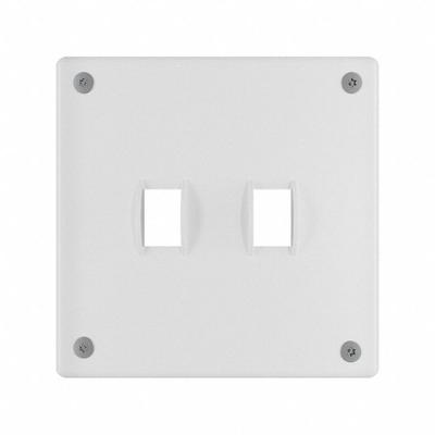 LEGRAND Wall Plate: Toggle, 2 Gang, White - Tamper-Resistant Wall Plates