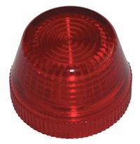 EATON Pilot Light Lens: 30 mm Panel Mounting Hole Dia, Red, Fresnel, Incandescent/LED, HT800 (MPN HT8LR). Key specifications — Brand: EATON; Compatible with Series: HT800; Lens Material: Plastic.