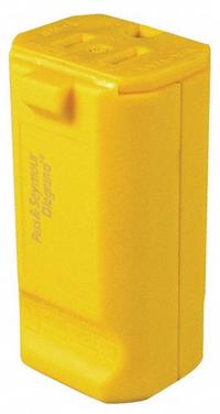 LEGRAND Straight Blade Connector: 5-15R, 125V AC, 15 A, 2 Pole, 3 Wire, Yellow (MPN PS5969Y)