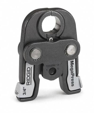 RIDGID Press Jaw: 3/4 in Pipe, Stainless Steel, For Viega MegaPress - Jaws for Compact Press Tools