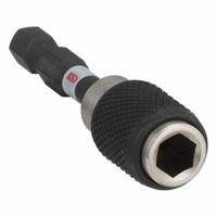 BOSCH Bit Holder: Bit Holder, Impact, 1/4 in Compatible Bit Size, Hex Compatible Bit Shank, Magnetic (MPN ITBHQC201). Key specifications — attr1132695: Hex; attr1132691: Impact Rated; attr1132694: Magnetic; attr1132704: BOSCH.