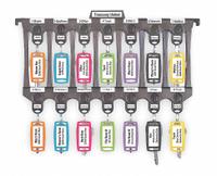File-A-Key, Letter Size: 14 Key Capacity, Plastic, Black, 3/8 in Ht, 12 3/4 in Wd, 6 in Dp (MPN 60800). Key specifications — Brand: LUCKY LINE PRODUCTS; Includes Key Tags: Includes Key Tags; Color: Black; Material: Plastic.