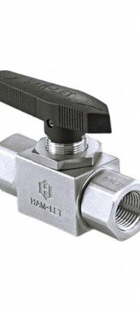 HAM-LET High Performance Ball Valve: 1/4 in, 316 Stainless Steel, T Flow, FNPT x FNPT x FNPT (MPN H6810SSN1/4CST). Key specifications — Brand: HAM-LET.