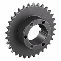 TSUBAKI Sprocket: For 40 Chain, 32 Teeth, 5.101 in Pitch Dia, 5.377 in Outside Dia, Steel (MPN 40P32). Key specifications — Brand: TSUBAKI; Required Bushing Series: P1.