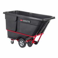 RUBBERMAID COMMERCIAL PRODUCTS Tilt Truck: 27 cu ft, 1,250 lb, (2) Axle-Mounted/(2) Swivel, Black (MPN FG131500BLA). Key specifications — Color: Black; Brand: RUBBERMAID COMMERCIAL PRODUCTS; Caster/Wheel Configuration: (2) Swivel.