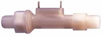 GEMS SENSORS Liquid Flow Switch: Piston, Polypropylene, 1/2 in NPT, 1/2 in Connection Size, NPT (MPN FS-150, NO, 1.0GPM). Key specifications — Brand: GEMS SENSORS; Set Point Type: Fixed; Switch Position: Normally Open; Contact Rating (DC): 20 V.