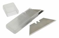 ABILITY ONE Snap-Off Blade: 5/8 in Blade Lg, 1/2 in Blade Wd, 0.02 in Blade Thick, 2 Segments, 10 PK (MPN 5110-01-621-5257). Key specifications — attr307700: Stainless Steel; attr307684: 52HT64; attr324887: ABILITY ONE.