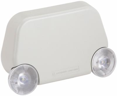 LITHONIA LIGHTING Emergency Light: LED, Damp Location Rated, 0.75 W Lamp Watt, 120/277V AC - Plastic Emergency Lights