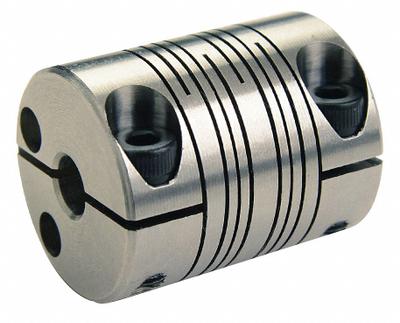 RULAND MANUFACTURING Motion Control Coupling: 3° Angular Misalignment, 1/8 in Bore Dia 1, Inch - High-Precision Clamp-On Beam Shaft Couplings