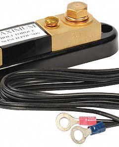 SIMPSON ELECTRIC External Portable Shunt: External Portable Shunt, 50 A DC, 50 mV DC Volt Drop (MPN 06709). Key specifications — Brand: SIMPSON ELECTRIC; Manufacturer Part Number: 06709; Compatible Product Type: Digital Panel Meters; Current: 50 A DC; Includes: 5 ft Leads; Product Type: External Portable Shunt.