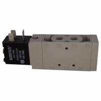 AVENTICS Solenoid Air Control Valve: Series L1, Single Solenoid, Four-Way / Two-Position, Locking (MPN L11BA452O060T30). Key specifications — attr1077390: L11BA452O060T30; attr1077459: Solenoid Air Control Valve; attr1077461: Spring Return; attr1077475: 110 to 120V AC; attr1077450: Locking.
