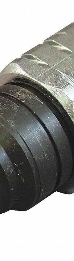 HANSEN Hydraulic Quick Connect Hose Coupling: 1/4 in, Steel, 45.42 lpm Max. Flow Rate, Sleeve, FNPT (MPN 6FFP25). Key specifications — Coupling Locking Type: Sleeve; Body Material: Steel; Thread Size: 1/4"-18; Brand: HANSEN.
