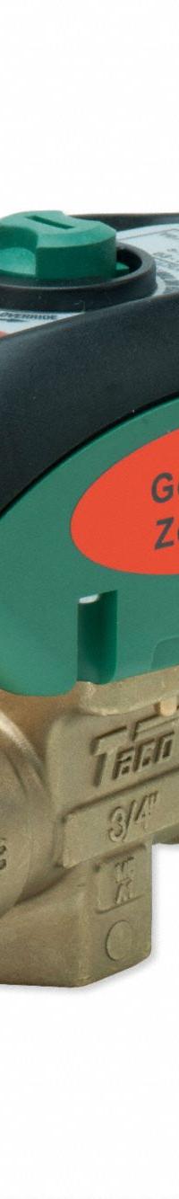 Motorized Zone Valve: 4.9 Cv Flow Rate, 2-Way, 1/2 in Female NPT, Non-Spring Return, NO, Electric (MPN V050T2G2ZB024Q4A2). Key specifications — Actuator Voltage: 24V AC; Manufacturer Part Number: V050T2G2ZB024Q4A2; Brand: TACO.