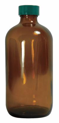 QORPAK Sampling Bottle: 960 mL, Amber, 33-400, Urea, 12, Polyethylene/PTFE, Type III (MPN GLC-02004). Key specifications — attr1370730: Amber; attr1370762: None; attr1370763: Soda Lime Glass; attr1370766: QORPAK; attr1370767: 33-400; attr1370776: No; attr1370779: Type III; attr1389381: Attached.