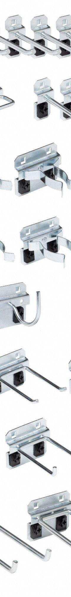 TRITON PRODUCTS Lock Hook Kit: 63 Hooks, Screw-In, Screw-In, Silver (MPN LH2-KIT). Key specifications — attr38463: Screw-In; attr38465: (5) Extended Spring Clips; attr38449: Zinc-Plated; attr38447: Silver; attr59547: Hook Assortment Kit; attr38464: Screw-In; attr7804: Steel; attr38450: Channel Locks.