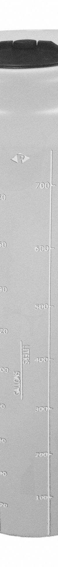 PEABODY ENGINEERING Storage Tank: Single Wall, Vertical, 200 gal, Closed Top, 1/4 in Wall Thick (MPN 01-31266). Key specifications — Construction Material: LLDPE; Brand: PEABODY ENGINEERING.