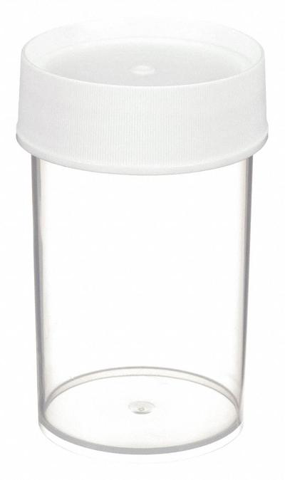APPROVED VENDOR Laboratory Jar: Polypropylene, Polypropylene, 8.5 fl oz, 64 mm Body Dia - Polypropylene Lab Jars