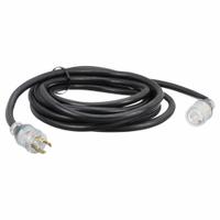 RELIANCE Generator Power Cord: Transfer Switch Cord, 20 ft Cord Lg, 125/250V AC, 30 A Current Rating (MPN PC3020). Key specifications — Rated Voltage: 125/250V AC; Use with Inlet Box: 2KEP7; Use with Transfer Switch: 2KEP5; 2KEP6; Wire Size: 10 AWG; Brand: RELIANCE.