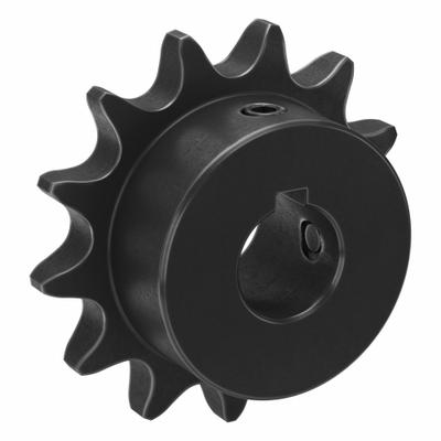 TSUBAKI Single Strand Sprocket: 40, For 1/2 in Chain Pitch, 5/8 in Bore Dia, 13 Teeth - Size 40 Fixed-Bore Roller Chain Sprockets
