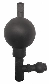 HEATHROW SCIENTIFIC Bulb Pipette Controller: 35 mL Capacity - Max, 1 Channels (MPN HS20632A). Key specifications — Brand: HEATHROW SCIENTIFIC; Pipettor Type: Manual Bulb Controller; Product Type: Bulb Pipette Controller; Color: Black.