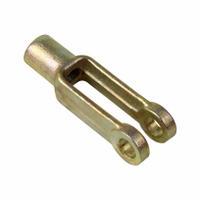 AZTEC Yoke End: Steel, Yellow Zinc Plated, 1/2"-20 Tap Size, Right Hand, 13/16 in Body Wd (MPN YK12-20-YZ). Key specifications — attr446315: AZTEC; attr1109956: Right Hand.