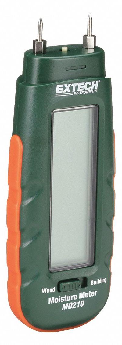 EXTECH Moisture Meter: Digital, LCD, Pin, Protective Cap/Repl Pins - Pin Moisture Meters