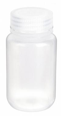 APPROVED VENDOR Reagent Bottle: Polypropylene, 125 mL, 4 fl oz, Closure Included, Colorless, Unlined (MPN 6FAL5). Key specifications — Brand: APPROVED VENDOR; Graduated: No; Body Color: Colorless.