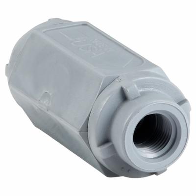 APPROVED VENDOR Ball Cone Spring Check Valve: Ball, Inline Valve Body, PVC, 1/8 in Pipe Size - PVC Ball Check Valves