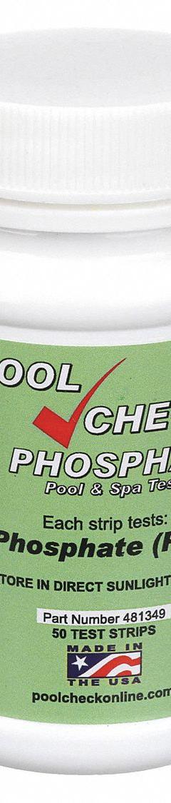 INDUSTRIAL TEST SYSTEMS Test Strips: Phosphate, 0 to 4,000 ppb Phosphate, Strip, 50 Tests, Phosphate (MPN 481349). Key specifications — Test Form: Strip; Brand: INDUSTRIAL TEST SYSTEMS; Parameter Measurements Included: 0 to 4,000 ppb Phosphate.