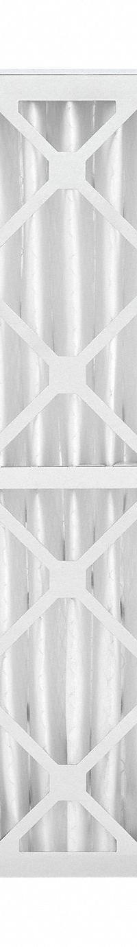 GRAINGER Pleated Air Filter: 24 in x 24 in x 4 in, MERV 9, High Strength (MPN 856PW3). Key specifications — Media Material: Synthetic; Brand: GRAINGER; Frame or Header Material: Beverage Board.