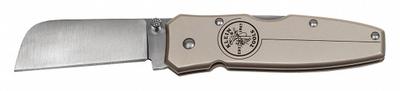 KLEIN TOOLS Lightweight Lockback Knife: 2 1/2 in Blade Lg, 3 1/2 in Closed Lg - Manually-Opening Folding Knives