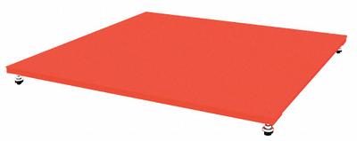B-TEK Floor Scale: 10,000 lb Wt Capacity - Imperial, 2 lb Readability, Floor Scale - Floor Platforms without Indicator