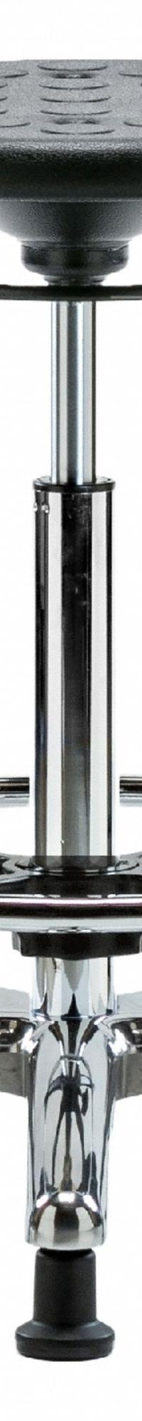 Stool: Polyurethane, Ht Range 23 1/2 in to 33 1/2 in, 13 in Seat Wd, 13 in Seat Dp, 5 Glides, Black (MPN IPHBSO-CR-CF-RG-BLK). Key specifications — Brand: APPROVED VENDOR; Foot Support: Yes; Base Material: Aluminum; ESD-Safe: Not ESD Safe; Number of Casters: 0.