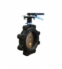 MILWAUKEE VALVE Butterfly Valve: 8 in Pipe Size, Concentric, 200 psi Max. Pressure (CWP), Lug, EPDM (MPN ML-233E 8). Key specifications — Brand: MILWAUKEE VALVE; Handle Type: Lever; Disc Material: Aluminum Bronze Alloy.