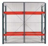 WIRECRAFTERS Door Kit: 1 Bays, 144 in x 1 1/4 in x 120 in, 10 ga, Steel, Powder Coated, Gray (MPN RDH1210). Key specifications — attr36337: WIRECRAFTERS; attr37658: Steel; attr37662: (2) Bi-Parting Doors; attr37663: Yes; attr37664: Powder Coated; attr37667: Gray.
