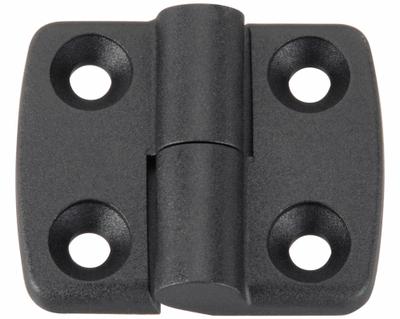 FATH INC. Lift Off Hinge: 48 mm x 59 mm, 30 Series, For 8 mm Slot Wd, Black, Polyamide - Captive Lift-Off Hinges