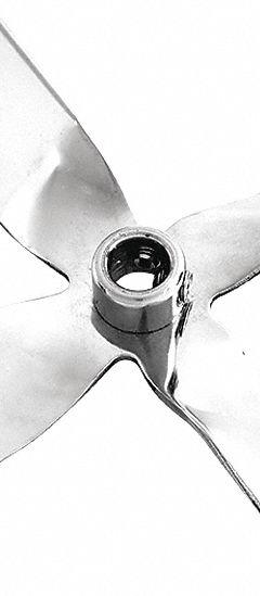 CAFRAMO Blade: Blade, 1540B/DC1850, Stainless Steel, 3/8 in Shaft Dia, 4 Blades, Pitched (MPN A561). Key specifications — Brand: CAFRAMO; Blade Material: Stainless Steel; Blade Shape: Pitched; Compatible with Manufacturer Model Number: 1540B; Shaft Material: Stainless Steel.