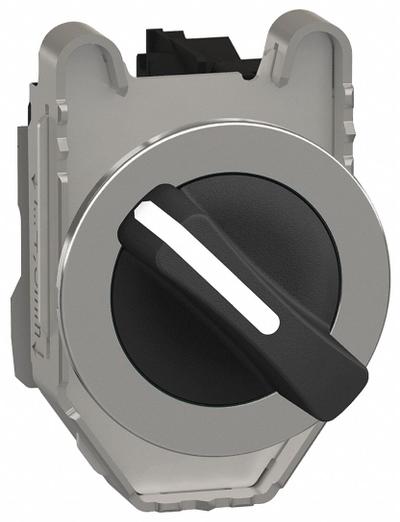SCHNEIDER Selector Switch: 30 mm Panel Mounting Size, 2 Positions, Short Lever, 1NO - Selector Switches