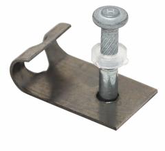BIRD BARRIER Netting Bracket: Netting Bracket, Stainless Steel, Silver, 1 in Overall Lg, 100 PK (MPN ni-cb15). Key specifications — Brand: BIRD BARRIER; Material: Stainless Steel; Color: Silver.