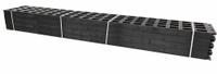 APPROVED VENDOR Paver Edging: 6 ft Lg, 2 7/8 in Wd, Polyethylene, Black (MPN BAR6732). Key specifications — Material: Polyethylene; Color: Black.